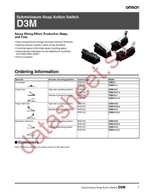D3M-01-3 datasheet  